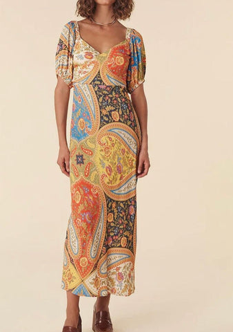 Solaria Midi Dress Print