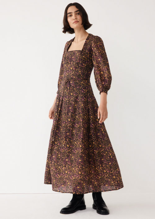 Morrison Francesca Linen Midi Dress Print 1