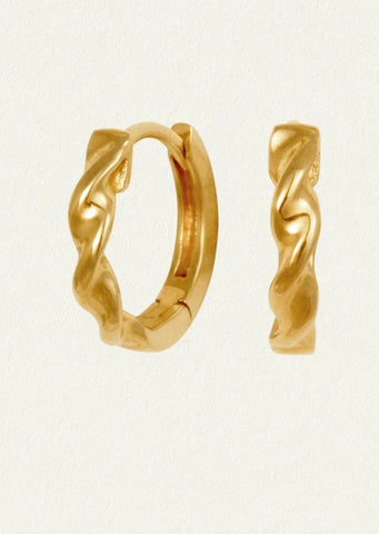 Serpent Earrings Gold