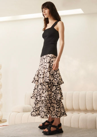 Morrison Samira Linen Midi Dress Print 2