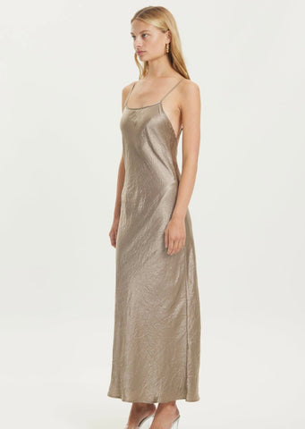 Estella Linen Midi Dress Print