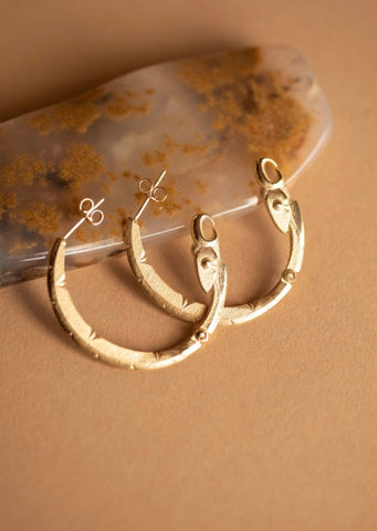 Kaitiaki Wheturere Earrings Gold