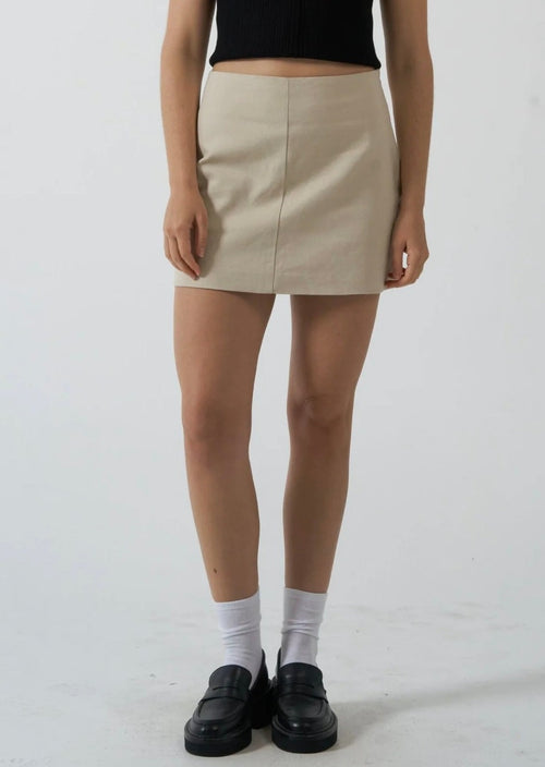 Clarity Mini Skirt Fog