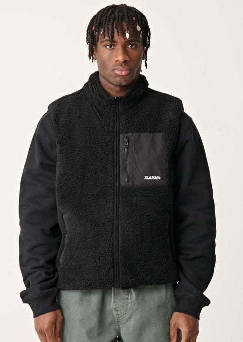 Reversible Sherpa Vest Black