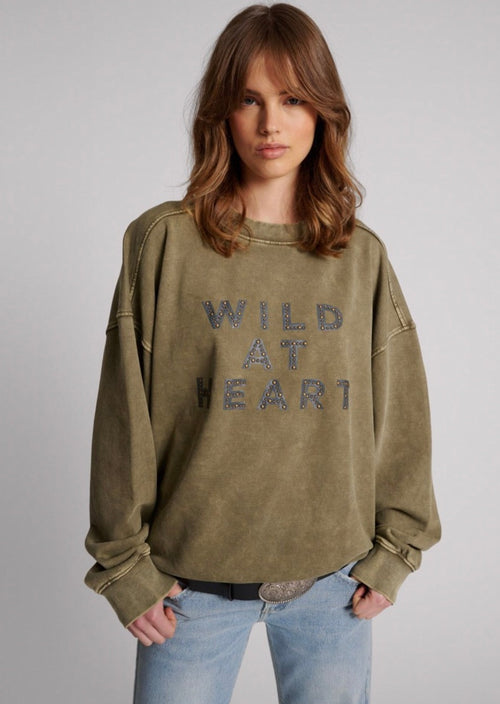 Wild at Heart Sweater Khaki