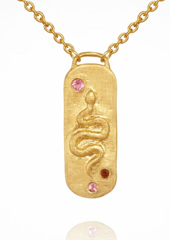 Serpent Necklace Gold