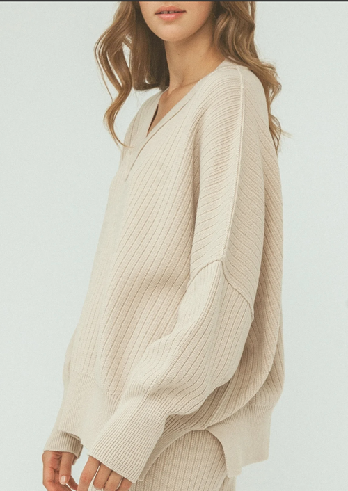 Vera Knit Sweater Sand