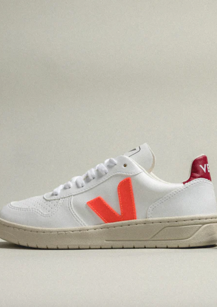 Veja V10 CWL White Orange Fluo Marsala Shop ATAMIRA online NZ