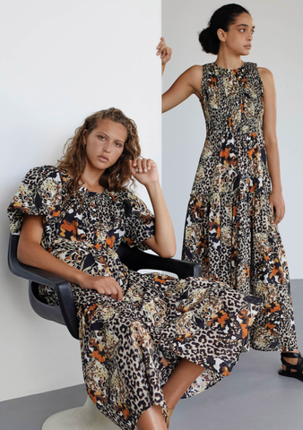 Fleur Maxi Dress Print
