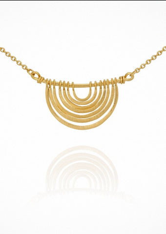 Temple Of The Sun Milos Necklace Spinel Gold