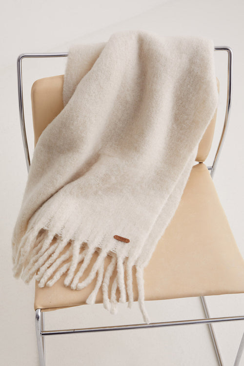 Yerse Scarf Fringes Ecru