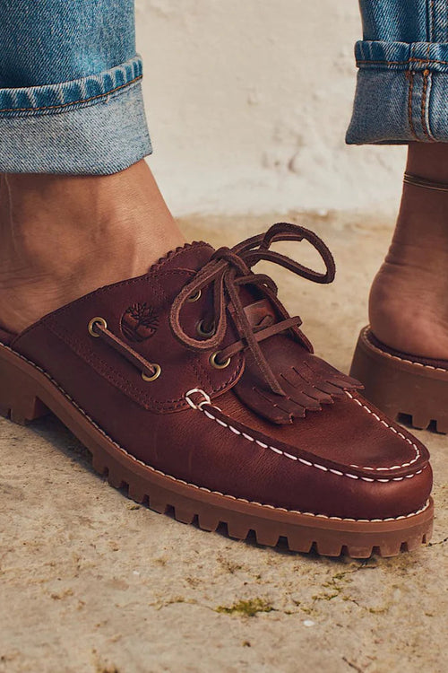 Noreen Mule Burgundy