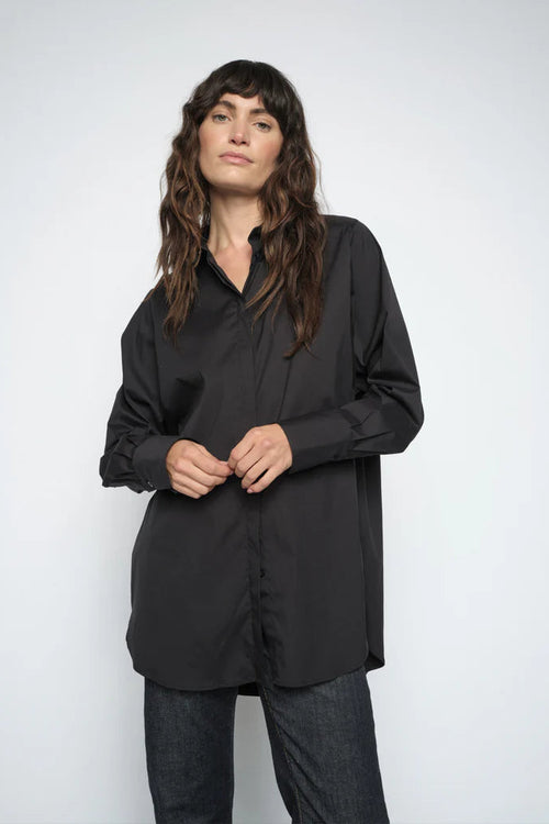 Danika Shear Shirt Black