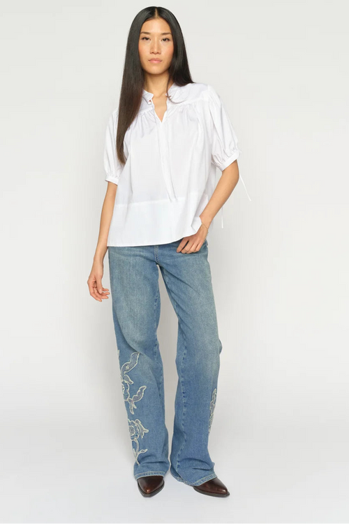 Rele Blossoms Jeans Light Blue
