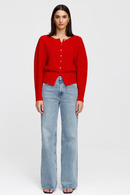 Montana Cardigan Cherry
