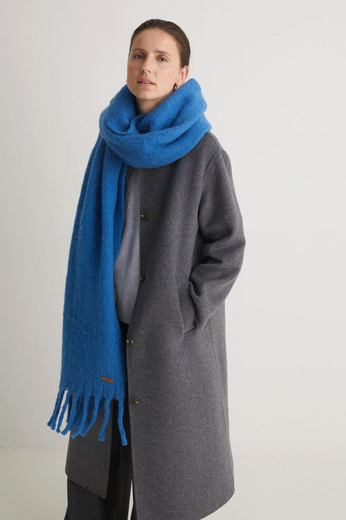 Yerse Scarf Fringes Royal Blue