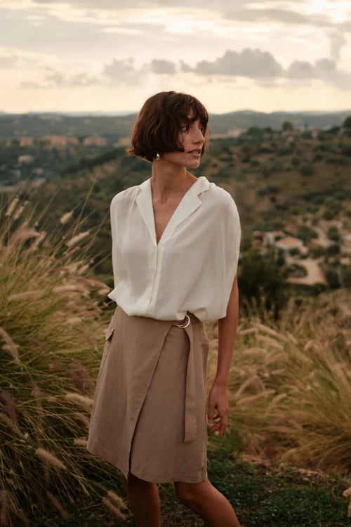 Zuno Blouse Lemon Icing