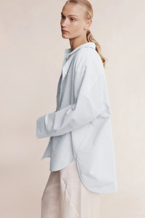 Mella Shirt Mist Stripe