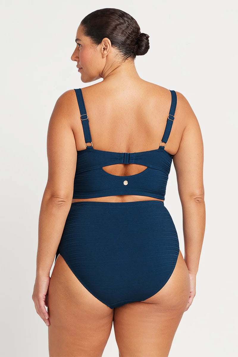 Aria  Renoir High Waist Swim Pant Navy