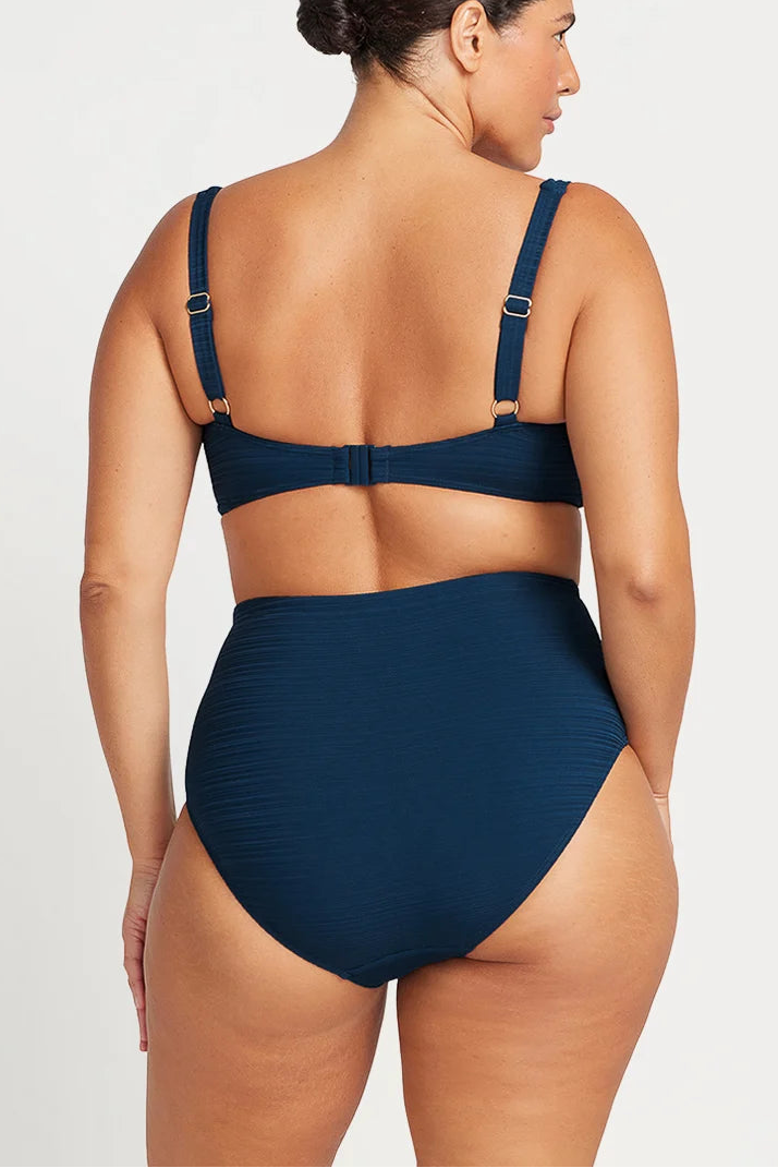 Aria  Renoir High Waist Swim Pant Navy