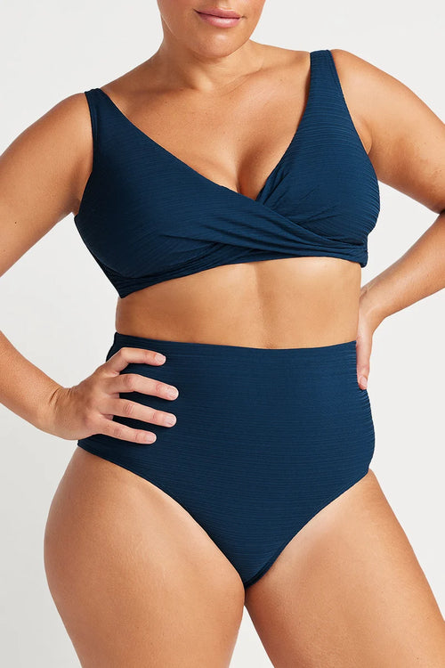 Aria  Renoir High Waist Swim Pant Navy