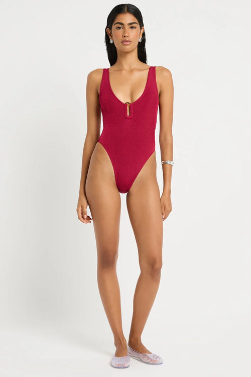 Ring Mara One Piece Wine Shimmer Cord