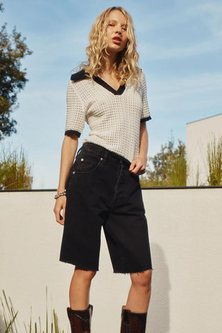 Dusters Short Stella Rinse Denim