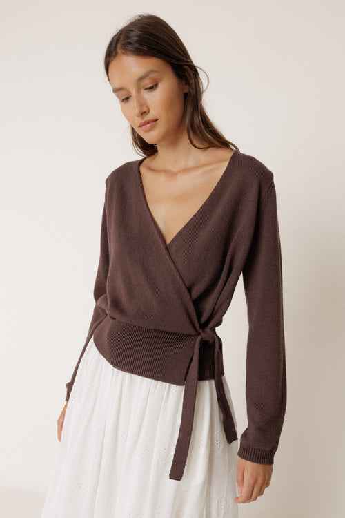 Knit Casse Coeur Chocolate