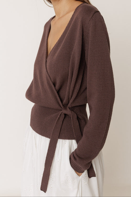 Knit Casse Coeur Chocolate