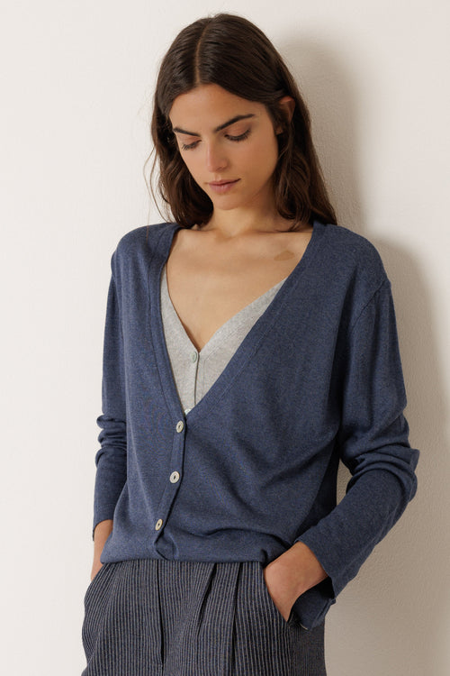 Double Knit Jacket Indigo