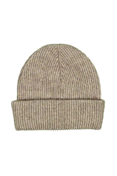 Possum Merino Fine Rib Beanie Mocha