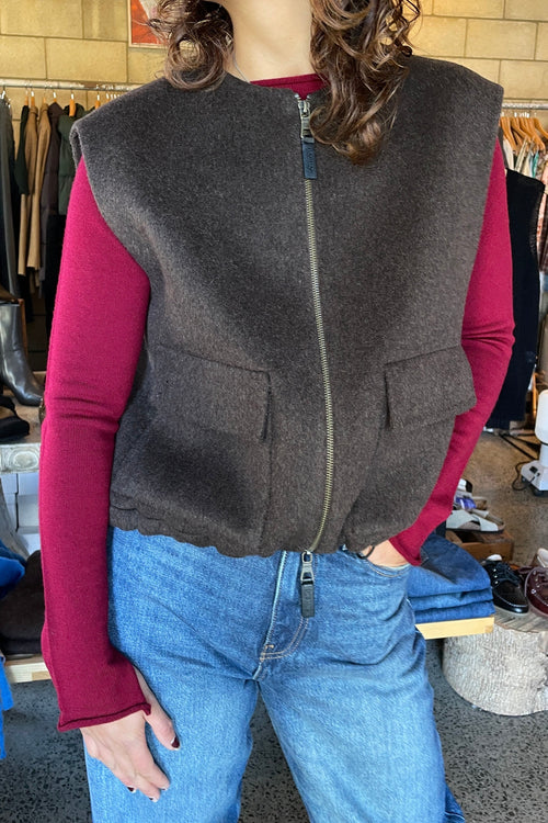 Tatano Melanie Long Sleeve Merino Cherry