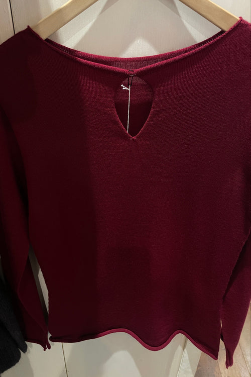 Tatano Melanie Long Sleeve Merino Cherry