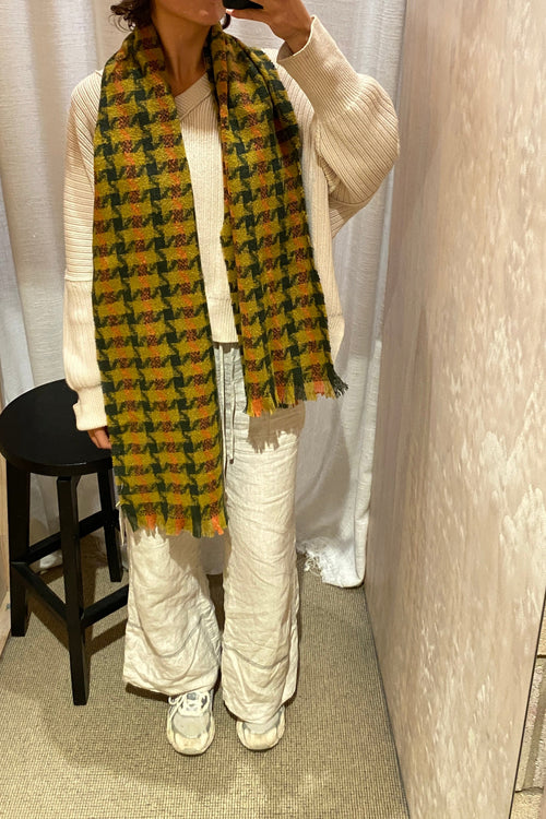 Herringbone Scarf Olive