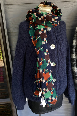 Boucle Wool Coat Terracotta