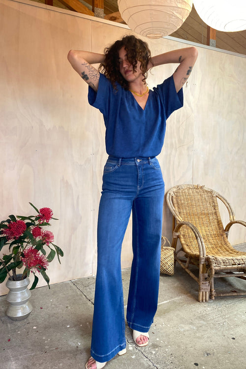 Dara Deluxe Jeans Mid Blue