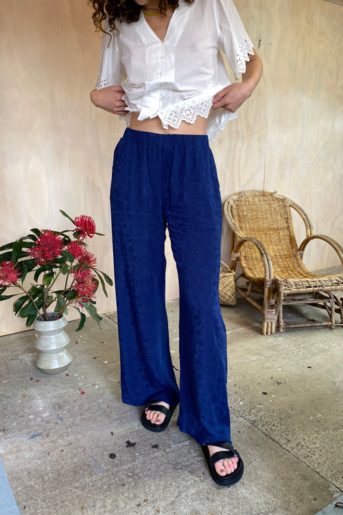 Real Love Pant Sapphire Jacquard