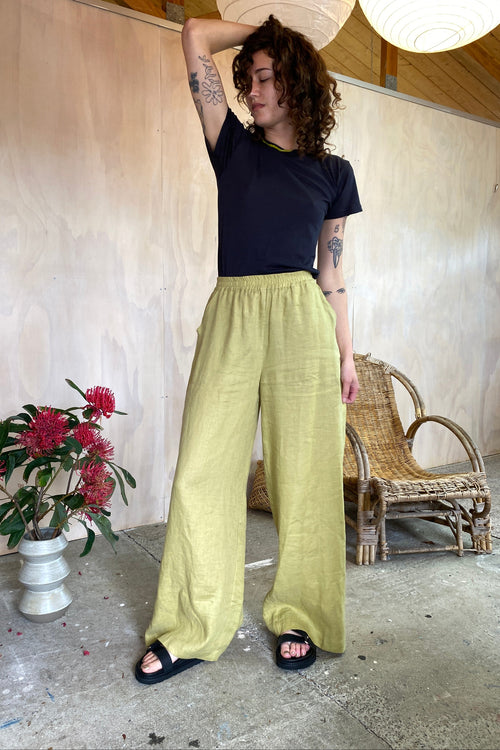Wilder Linen Pant Herbal