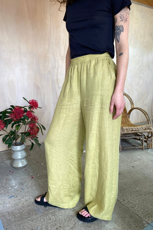 Wilder Linen Pant Herbal