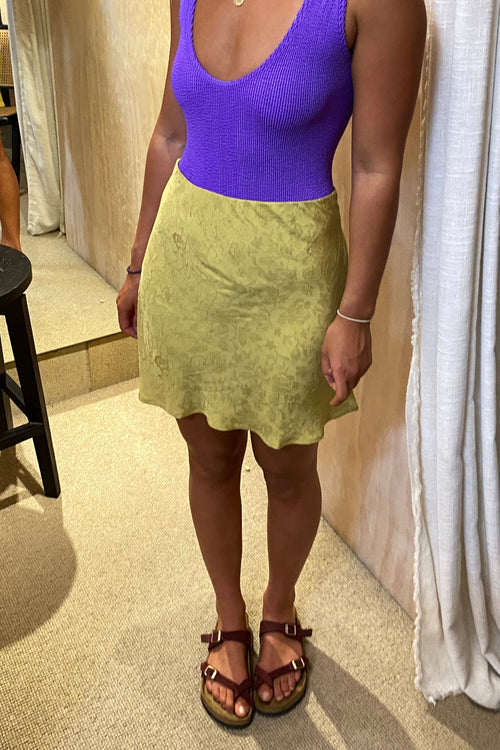 Paltrow Bias Mini Skirt Herbal