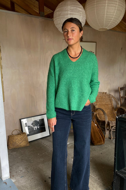 Thora V-Neck Knit Amazon