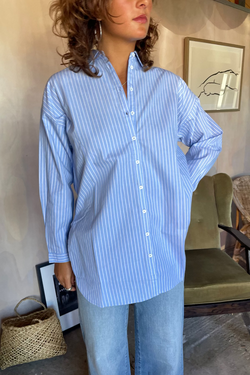 Day Shirt Blue Stripe