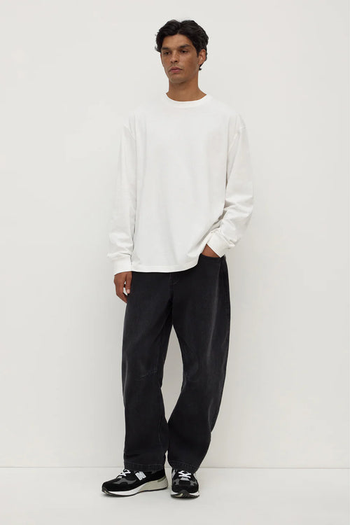 Knox Long Sleeve Tee Antique White