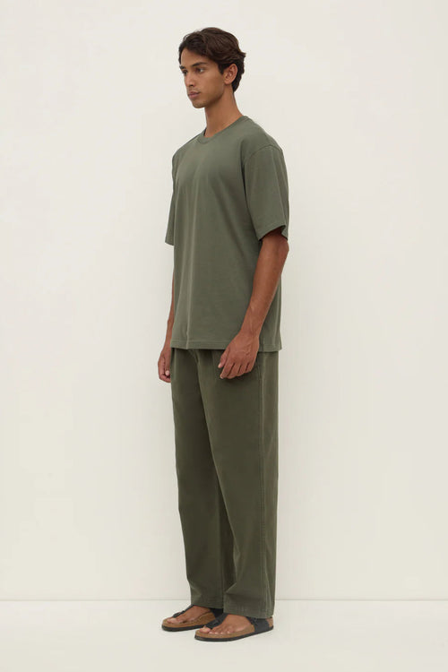 Knox Organic Oversized Tee Moss