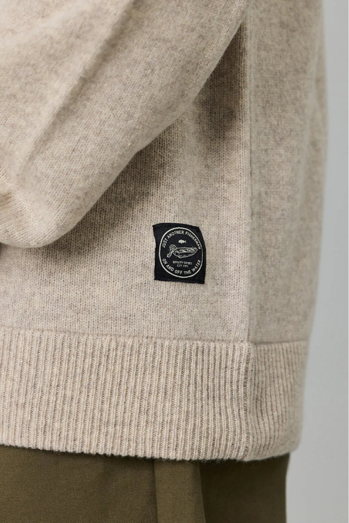 Merino Sea Crew Grey Feather