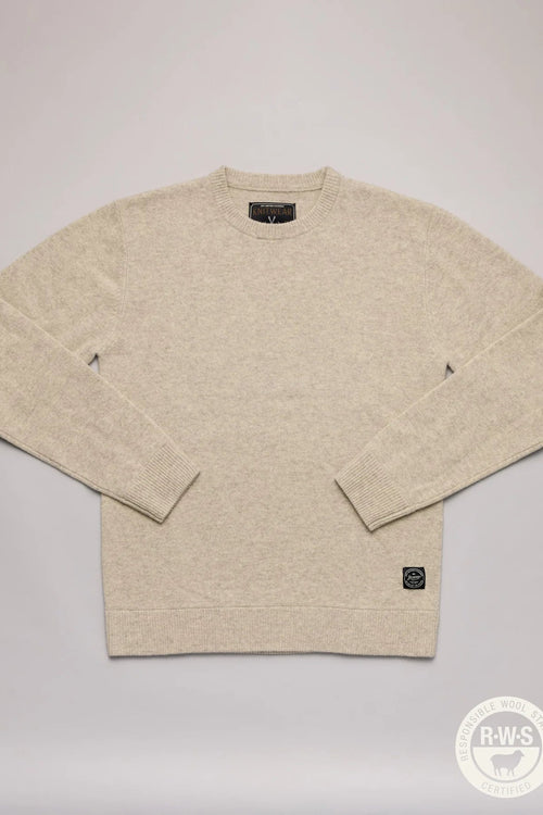 Merino Sea Crew Grey Feather