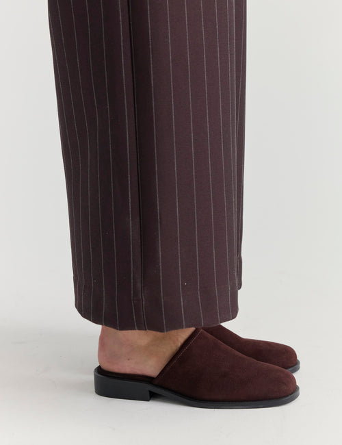 Millie Mule Chocolate Suede