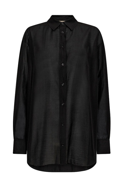 Danika Shear Shirt Black