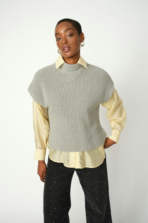 Danika Shear Shirt Boulder