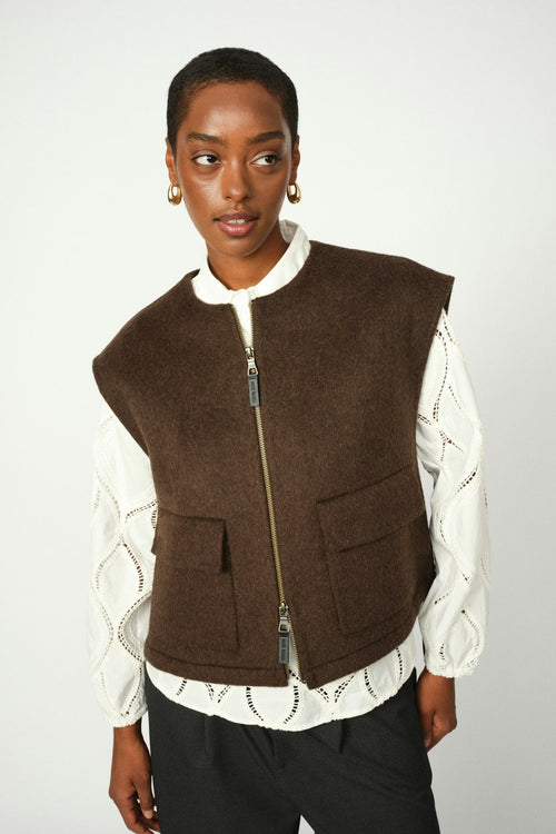 Elise Loisa Wool Vest Delicioso